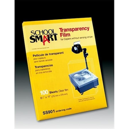 School Smart School Smart 079882 Inkjet Film With Removable Strip; Pack - 50; Transparency 79882